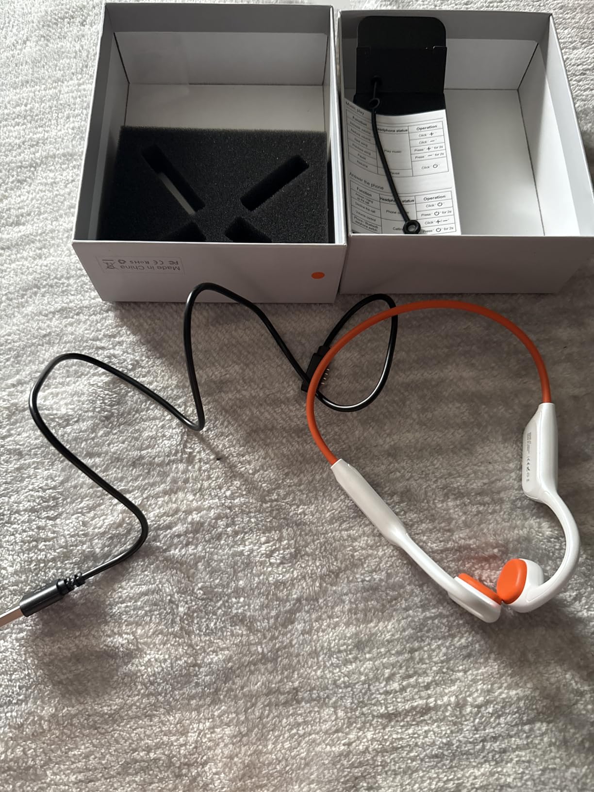 IP68 Waterproof Swimming Headphones, Bone Conduction Bluetooth 6.0 Headphones, Built-in 32GB MP3 Player, Soft Lightweight Open-Ear Design for Swimming Marathons Showers Cycling (Mint) customer photo 2