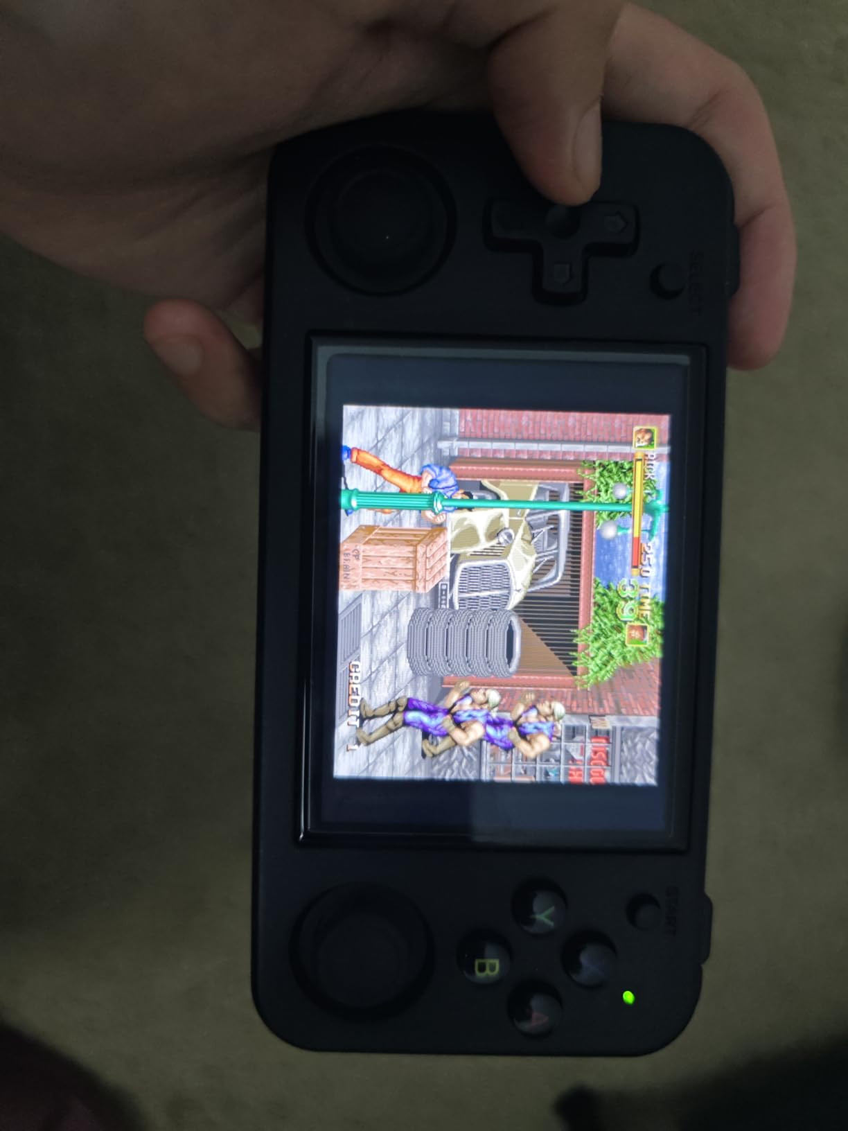 RG35XX H Retro Handheld Game Console Linux System 3.5''IPS Screen 64G TF Card with 3545+ Preinstalled Games RG 35XXH Portable Gaming Console RG35XXH Support 5G WiFi Bluetooth HDMI Purple customer photo 1
