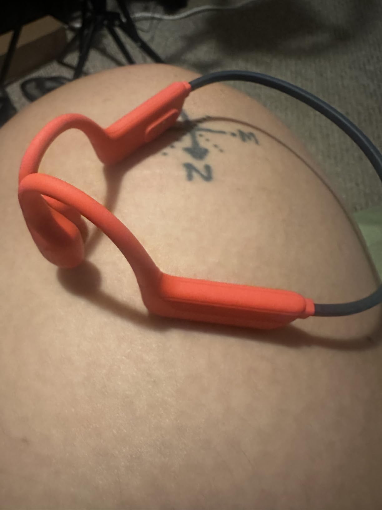 Swimming Headphones-Bone Conduction Headphones, IP68 Waterproof Open Earphones, LiteSurge customer photo 2