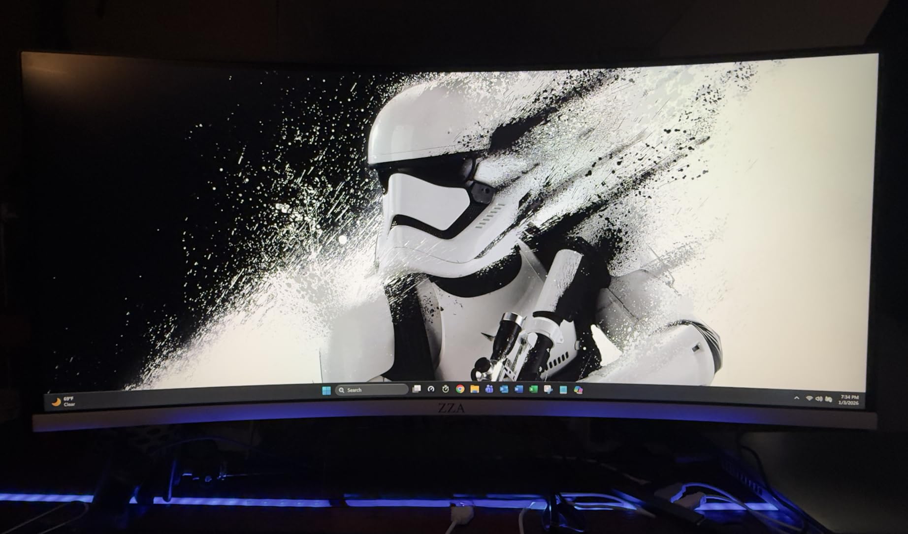 ZZA 27 Inch 4K Gaming Monitor,UHD(3840x2160) 4K 144Hz Flat Monitor, Adaptive Sync,HDMI 2.1 & DP 1.4,Tilt Adjustment PC Monitor, Wall Mountable, for Work, Streaming, and Home Office, Black customer photo 2
