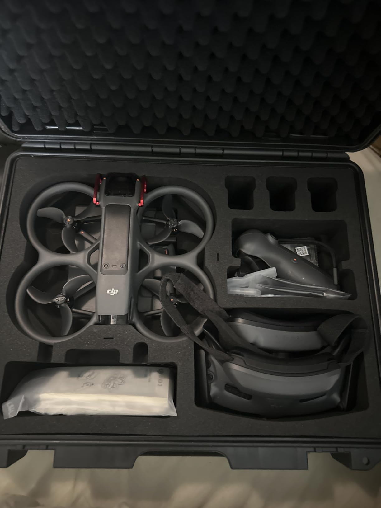 DJI Avata 2 Fly Smart Combo (Single Battery), FPV Drone With Camera 4K | Includes Goggles N3 & RC Motion 3, Immersive Flight Experience, Built-in Propeller Guard, Easy Flip/Roll customer photo 1