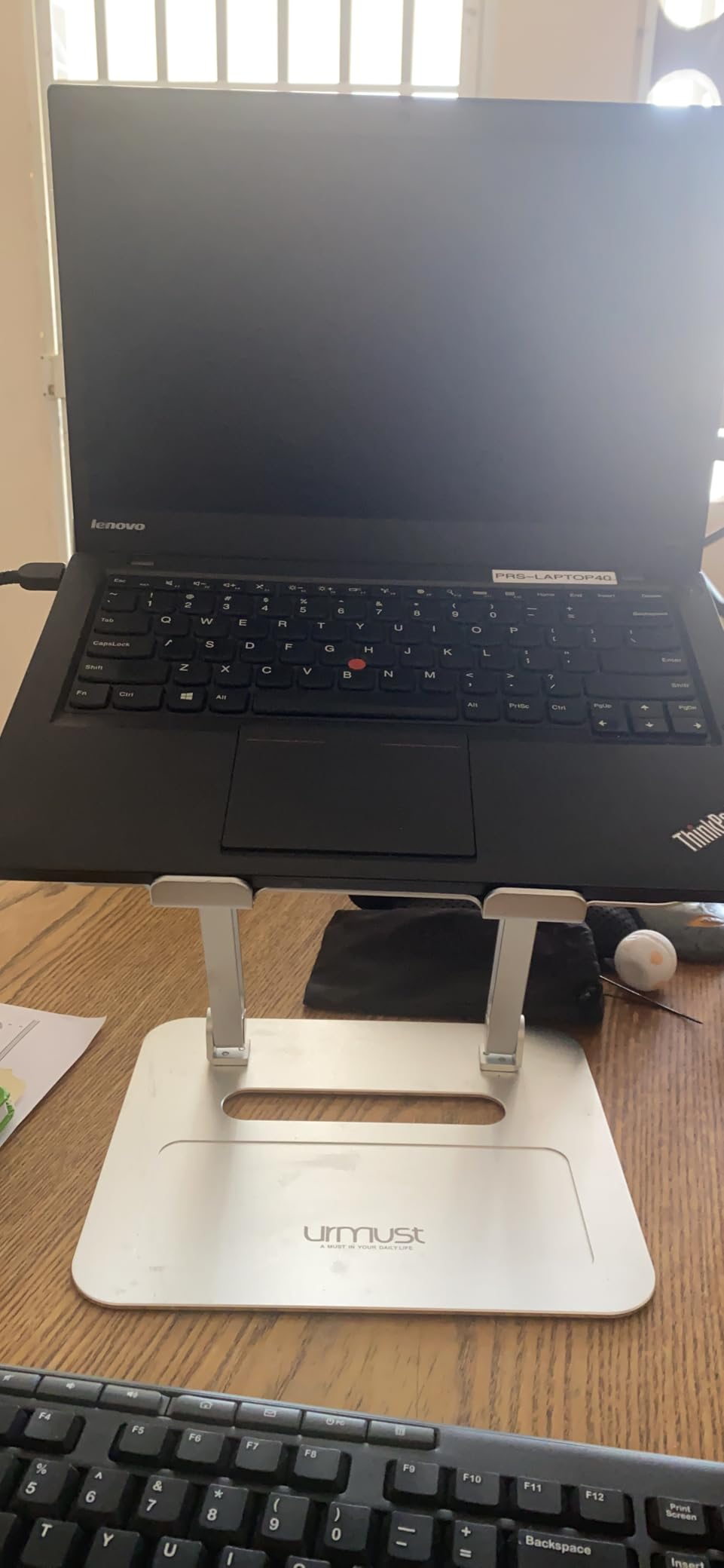 Urmust 360° Rotating Laptop Stand for Desk fit 10-17
