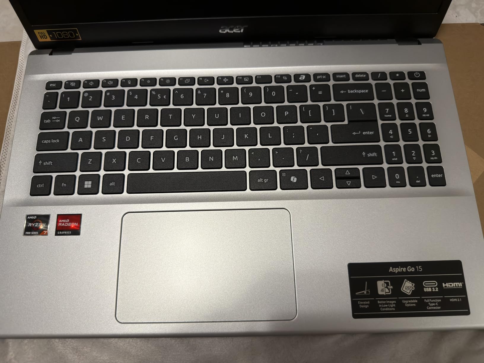 Acer Aspire Go 15 AI Ready Laptop | 15.6