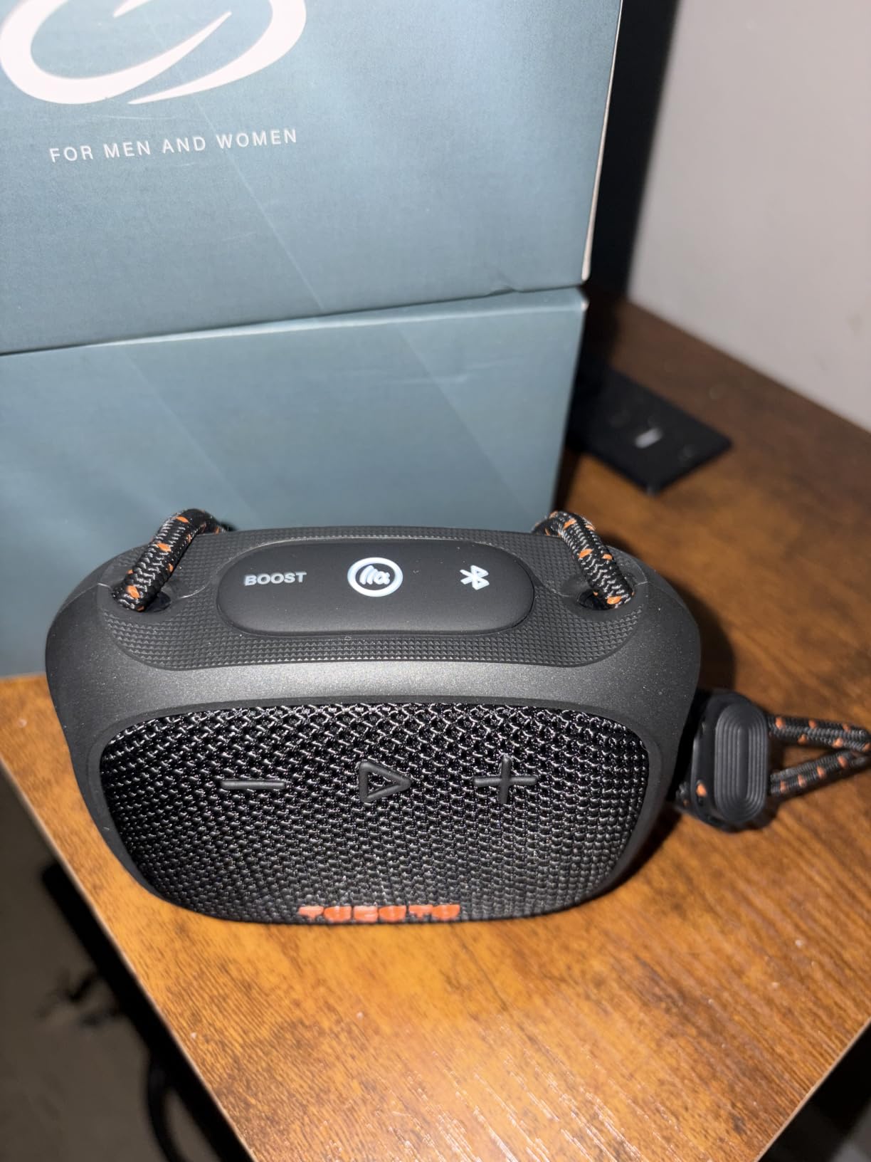 TAZATA Bike Speaker, IPX7 Waterproof Portable Wireless Bluetooth Speakers | Bass, HD Stereo Loud Sound, 11H/TWS/Micphone, Adjustable Bungee Strap with Hook for Bicycle, E-Bike, Motorcycle, Scooter Riding customer photo 1