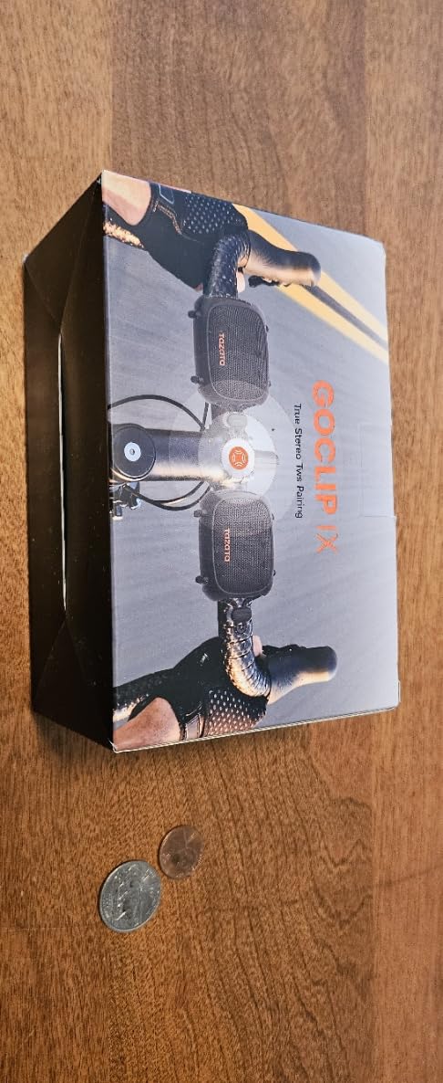 TAZATA Bike Speaker, IPX7 Waterproof Portable Wireless Bluetooth Speakers | Bass, HD Stereo Loud Sound, 11H/TWS/Micphone, Adjustable Bungee Strap with Hook for Bicycle, E-Bike, Motorcycle, Scooter Riding customer photo 2