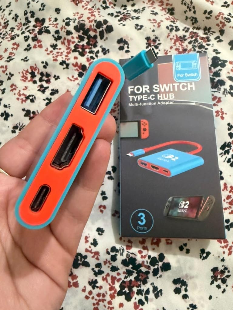 Switch 2 Dock for Nintendo Switch 1 / 2 and Steam Deck Docking Station, Support TV Dock Mode, Portable TV HDMI Adapter Accessories for Nintendo Switch2 / OLED / 1, USB C to HDMI 2.0 Adapter 4K Output customer photo 2