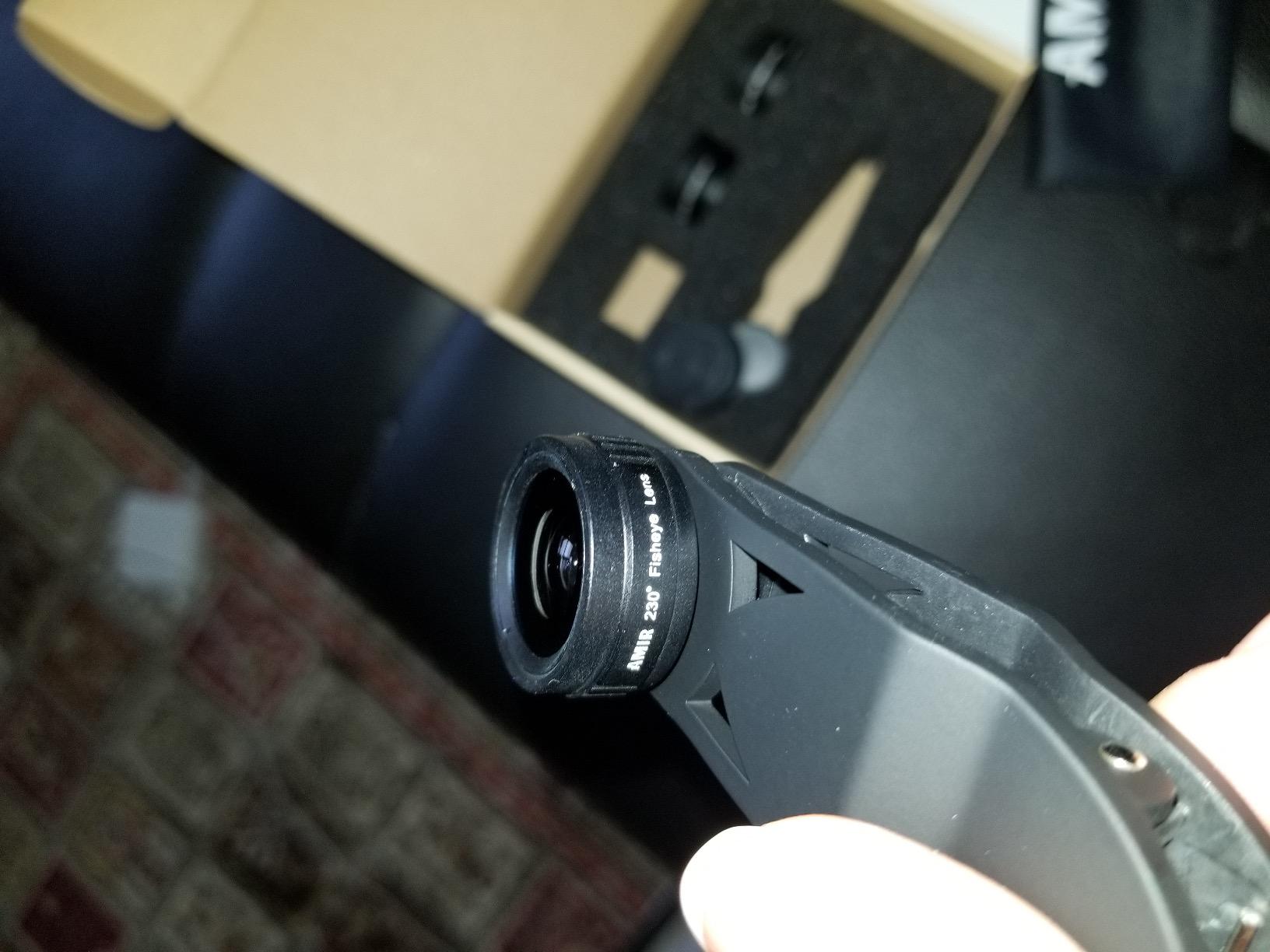 AMIR Phone Camera Lens, 0.45X Wide Angle & 12.5X Macro Lens, 2-in-1 Clip-On | 140° Super Wide Angle, HD Optical Glass, Universal Clip-On for iPhone 16/15/14/13, Samsung Galaxy S & Most Smartphones customer photo 2