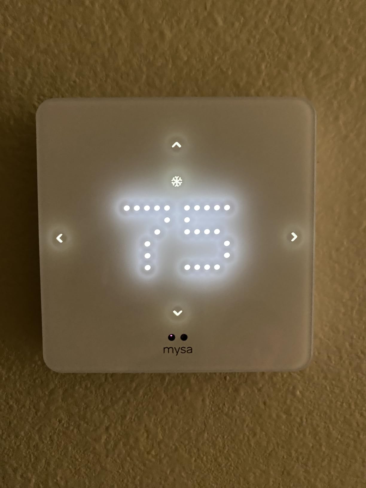 NEW Mysa Smart Thermostat for Heating & Cooling | Programmable WiFi Thermostat | Energy Star Certified customer photo 1