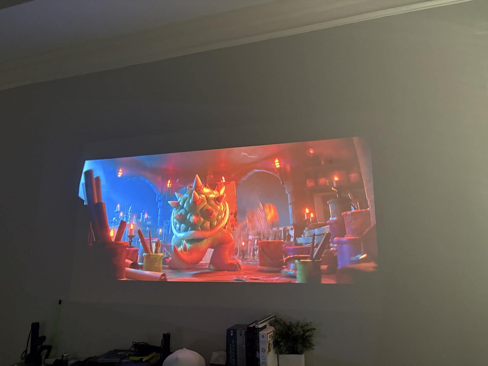 HAPPRUN 3000 ANSI Lumens Outdoor Projector with Official Google TV, 4K Supported Smart Movie Projector, Dolby Audio, Auto Focus & Keystone, WiFi 6 and Bluetooth for Indoor & Outdoor Movies customer photo 2