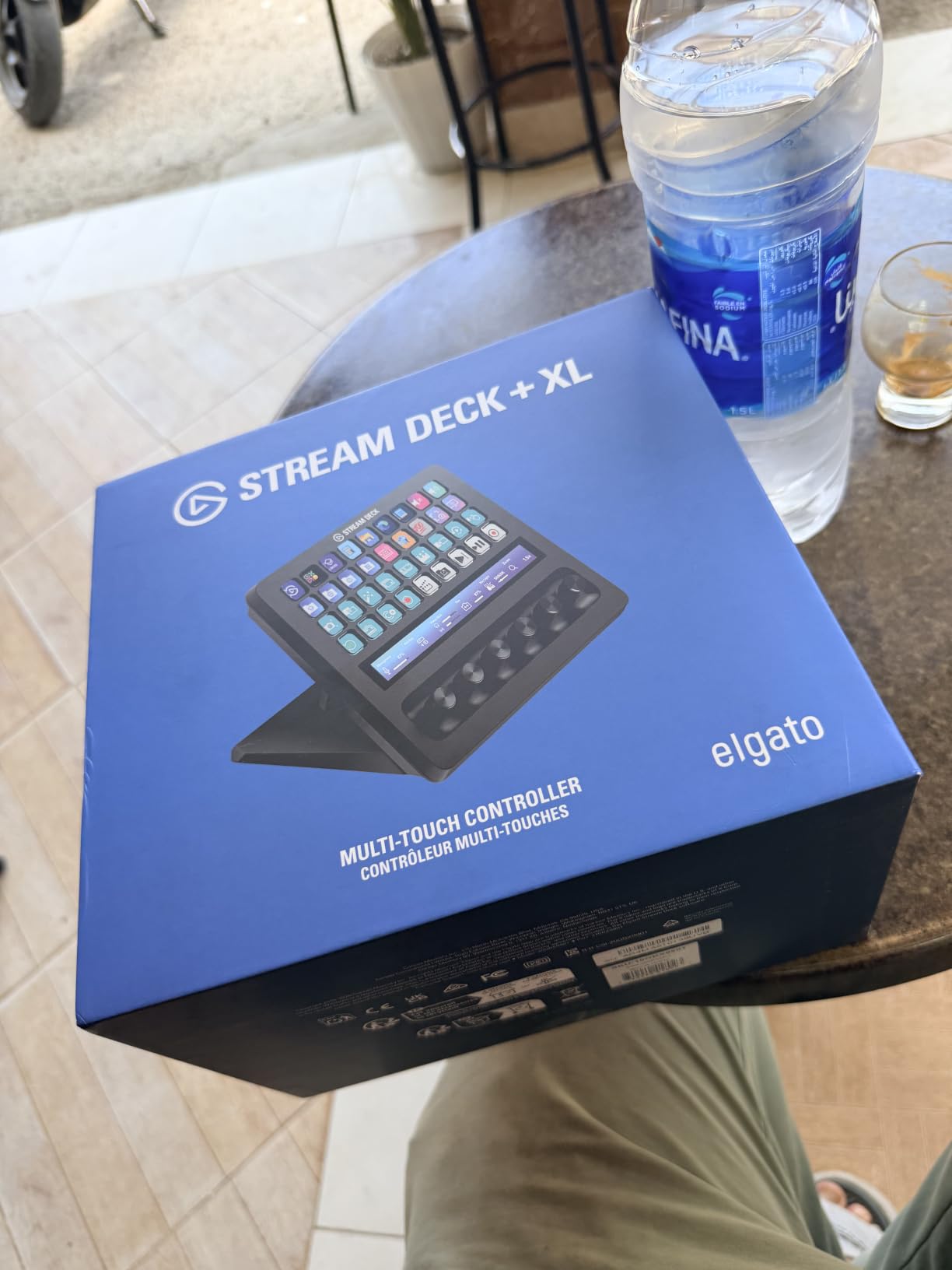 Stream Deck + XL Control Platform, Dials, Touch Strip | 36 customizable macro keys, Six multifunction dials, Touch strip display, Hundreds of integrations, USB-C for PC and Mac customer photo 2
