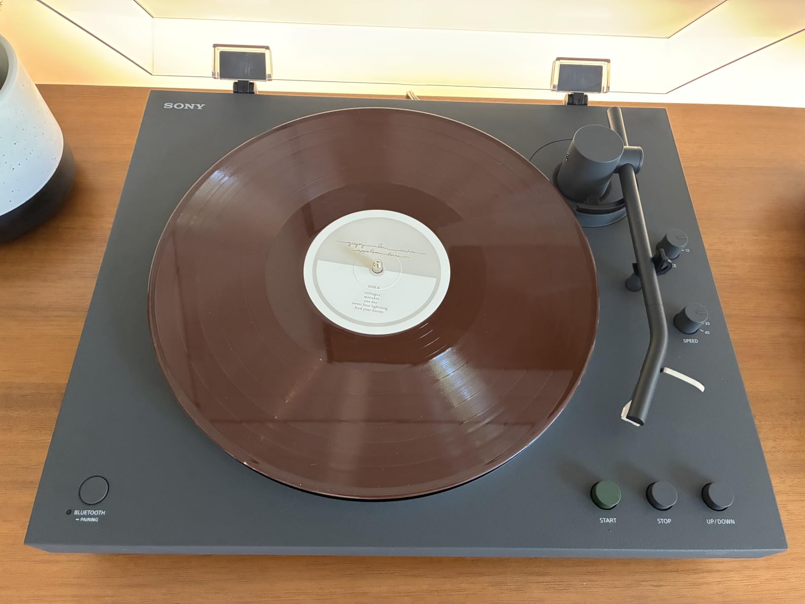 Sony PS-LX3BT Wireless Bluetooth Turntable with Full Auto Playback | Vinyl Record Player, Fully Automatic Belt Drive, Built-in Phono EQ, Wired & Wireless Connection, Transparent Dust Cover customer photo 2