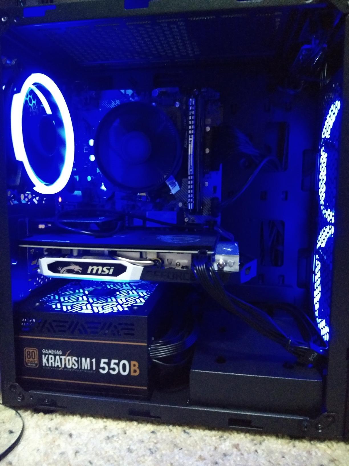 Skytech Gaming Crystal Gaming PC, AMD Ryzen 7 7700 3.8GHz, NVIDIA RTX 5060 Ti 8GB VRAM, 1TB NVMe SSD, 32GB DDR5 RAM 5600, 650W Gold PSU, Wi-Fi, Win 11, Desktop customer photo 1