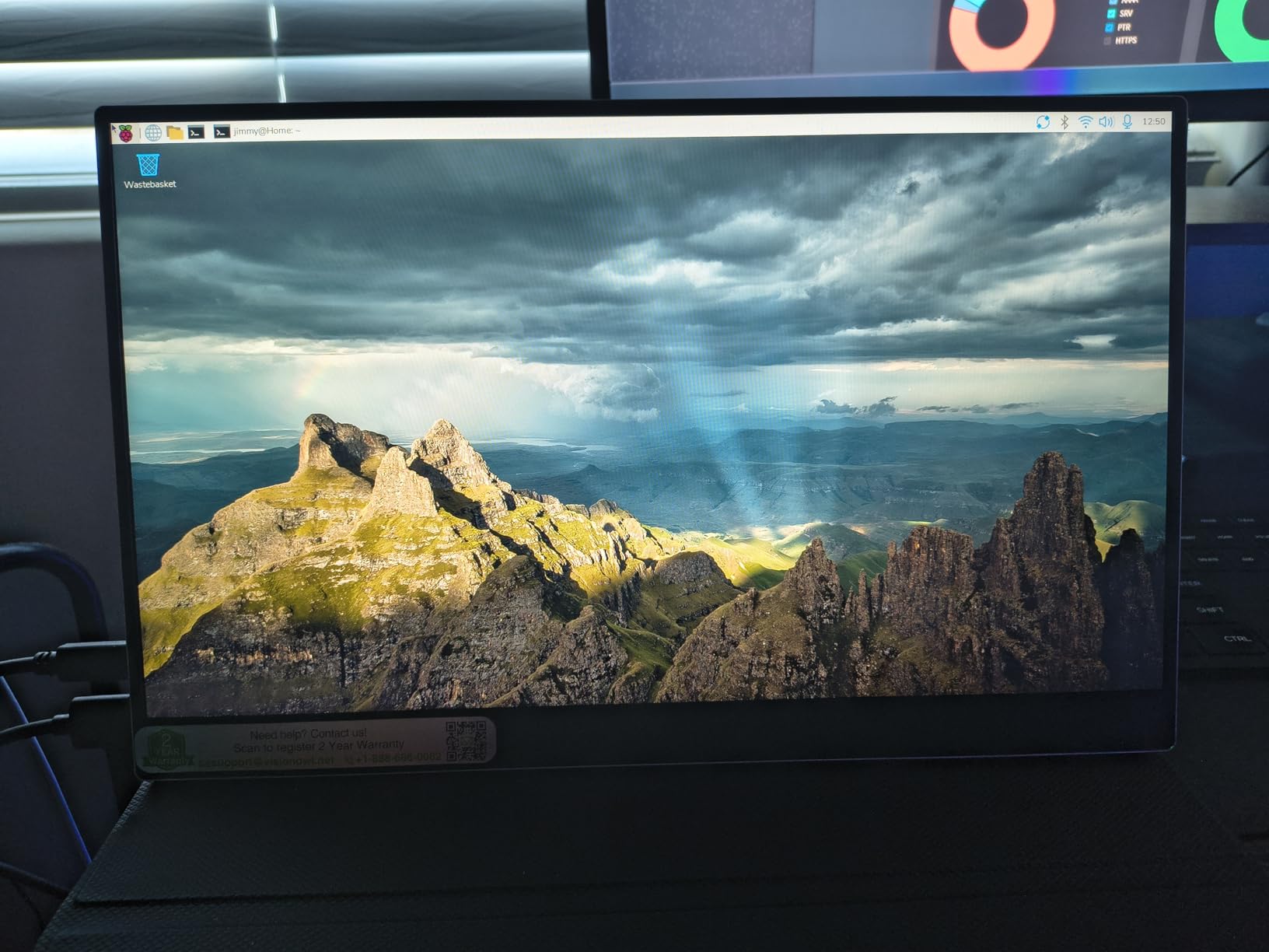 VisionOwl Portable Monitor 16 Inch 2.5K QHD 144Hz 16:10 Second Screen, USB-C HDMI HDR Travel Monitor for Laptop PC MacBook PS5 Xbox, VESA Mountable, with Speakers, Built-in Kickstand customer photo 1