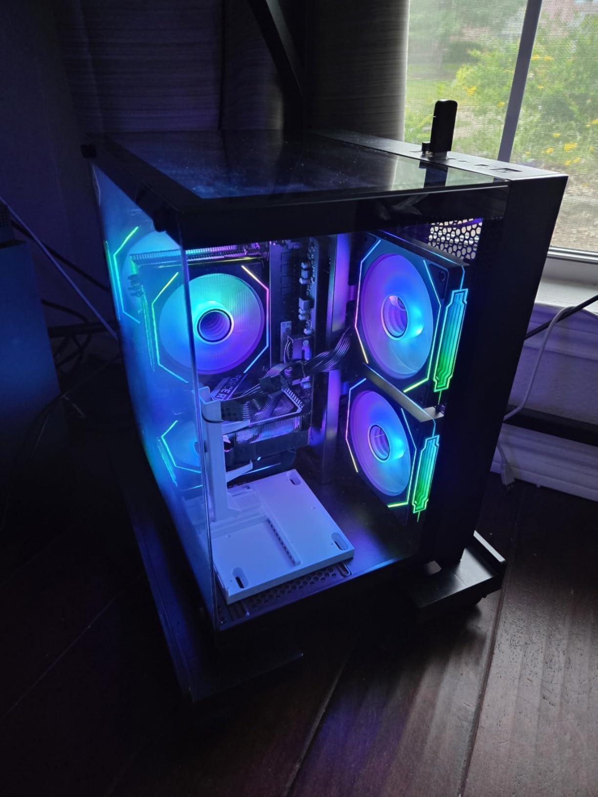Gaming PC Desktop Core I9-14900HX, RTX 5060 Ti 8G, 1TB NVME SSD | 16G DDR5 RAM, WiFi 6, 4K 8K High-End Prebuilt PC Computer Tower for Streaming, Video Editing & Workstation Use (Black) customer photo 2