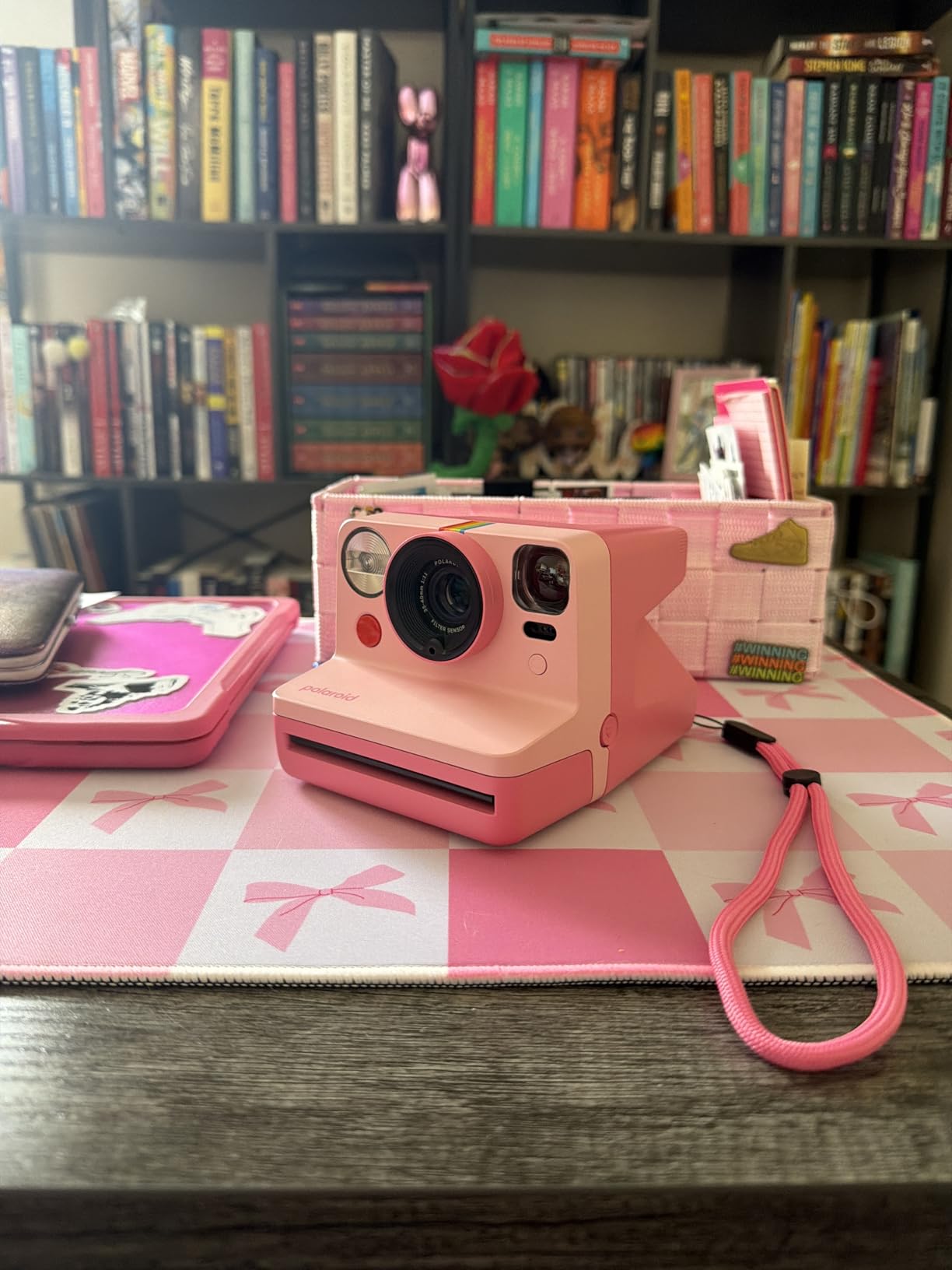 Polaroid Now 3rd Generation I-Type Instant Film Camera - Pink - Camera Only No Film (9197) customer photo 2