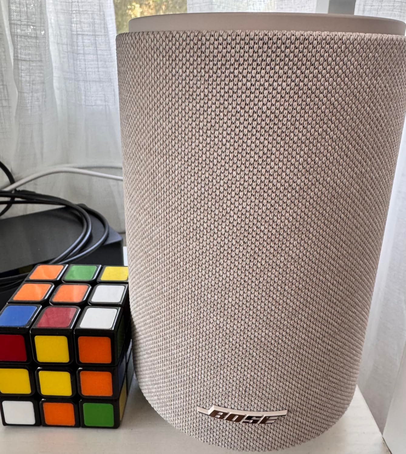 Sony New Lifestyle Ultra Speaker - Wireless Home Speaker, TrueSpatial Audio, CleanBass, AirPlay & Google Cast (White Smoke) customer photo 1