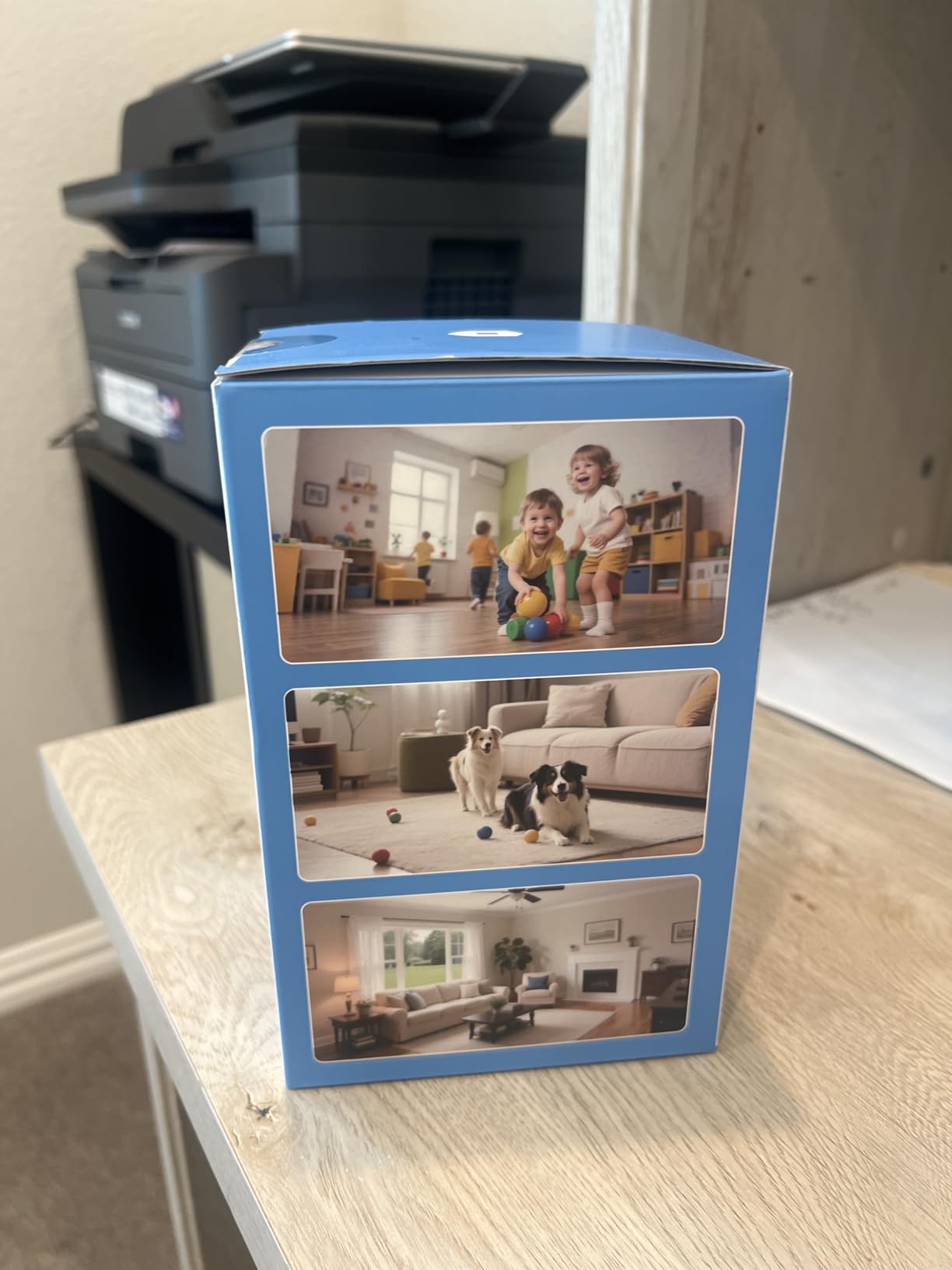 Noonkey Battery Powered Wireless Indoor Security Camera, 4MP HD Pan/Tilt Pet Camera w/ 6000mAh Rechargeable, 5G&2.4G WiFi 6, Motion Detection, Color Night Vision, 2-Way Talk, Home/Pet/Baby Monitoring customer photo 2