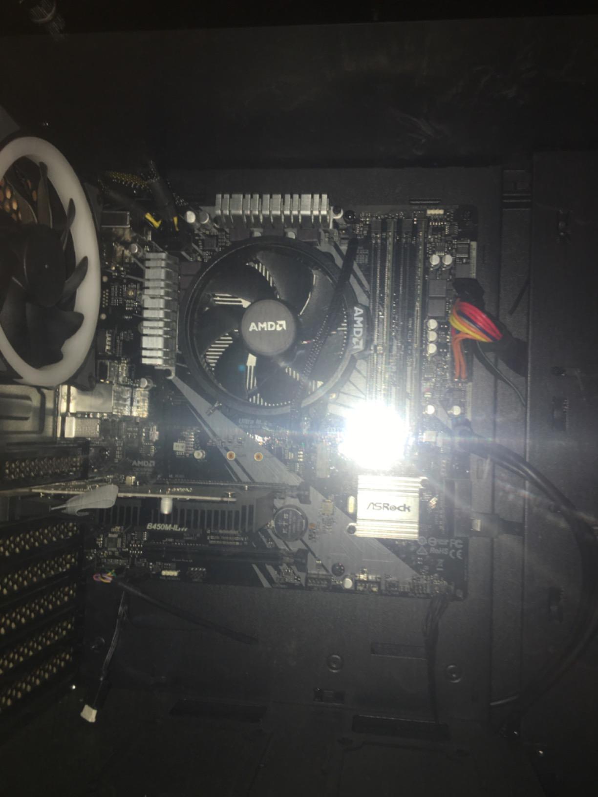 iBUYPOWER Slate Gaming PC Desktop Computer AMD Ryzen 7 9700F CPU, AMD Radeon RX 9060 8GB GPU, 16GB DDR5 RAM, 1TB NVMe SSD, Windows 11 Home, Gamer Keyboard and Mouse - SBA7R9601 customer photo 1
