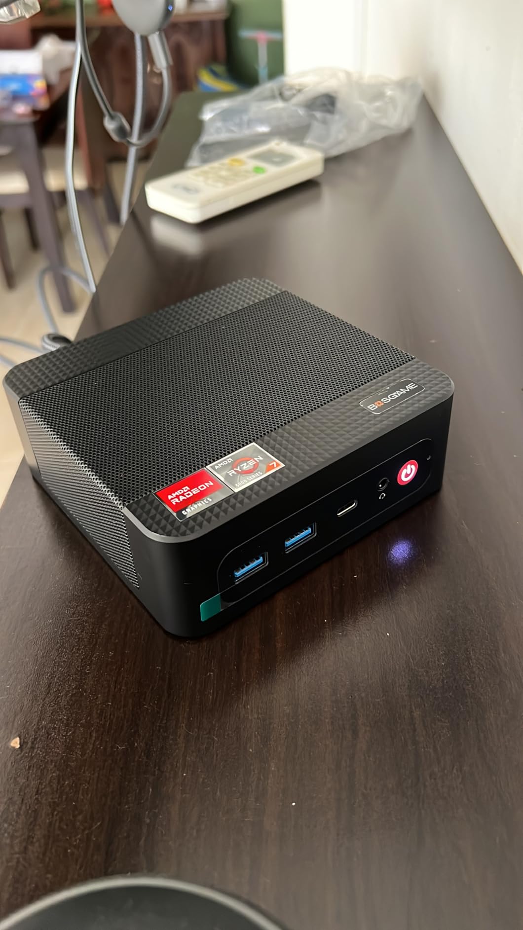 BOSGAME E5 11 Pro Mini PC, AMD Ryzen 5300U 4C/ 8T, Business Home Office PC | 8GB DDR4 256GB M.2 2280 SSD, 2.5 GbE Dual Lan Desktop Computers, Triple Displays 4K 60Hz, Wi-Fi 5, BT 5.0, Support Linux SSH customer photo 2