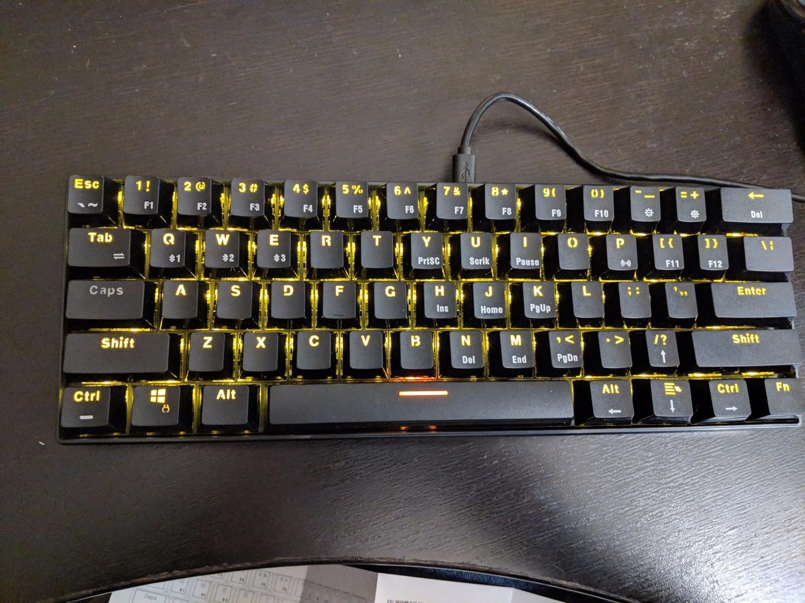 RK ROYAL KLUDGE RK61 Wireless 60% Mechanical Keyboard, Mini Portable Size | 61 Keys Triple Mode BT5.0/2.4G/USB-C Compact Gaming Keyboard, PBT Keycaps, Pro Software, Hot Swappable Custom Switches customer photo 1