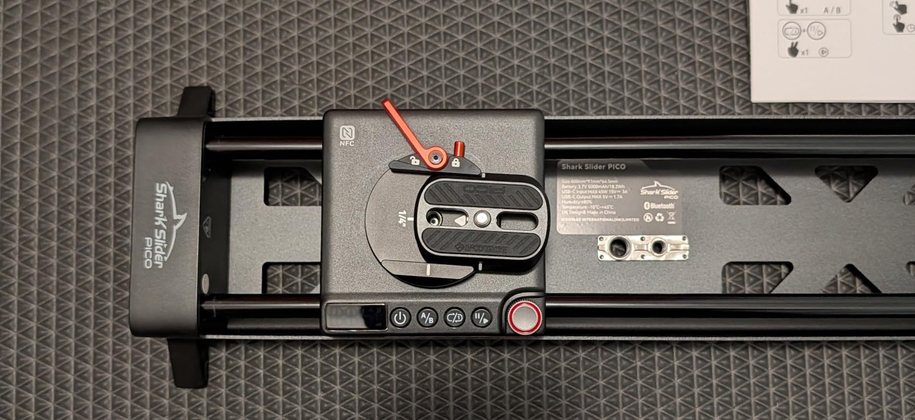 IFOOTAGE Shark Slider Pico Motorized Mini Slider 15.7