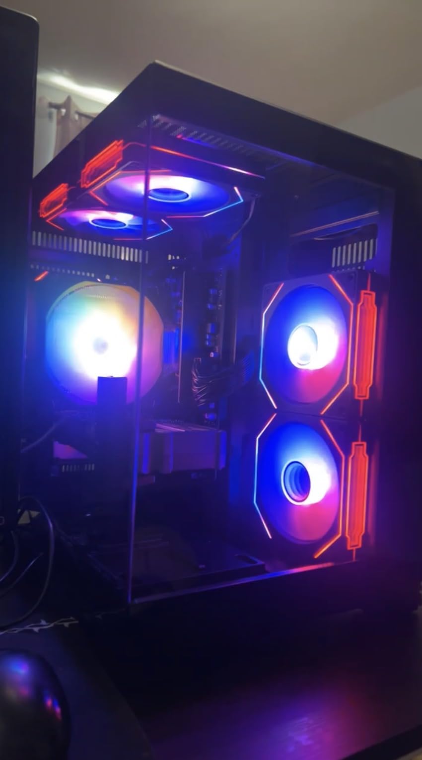 Gaming Desktop PC - Ryzen 5 4500, GeForce RTX 3050, 16GB DDR4 RAM, 512GB NVMe SSD, WiFi 6 - Desktop for Gaming, Streaming, School, Home Office & Everyday Use customer photo 2