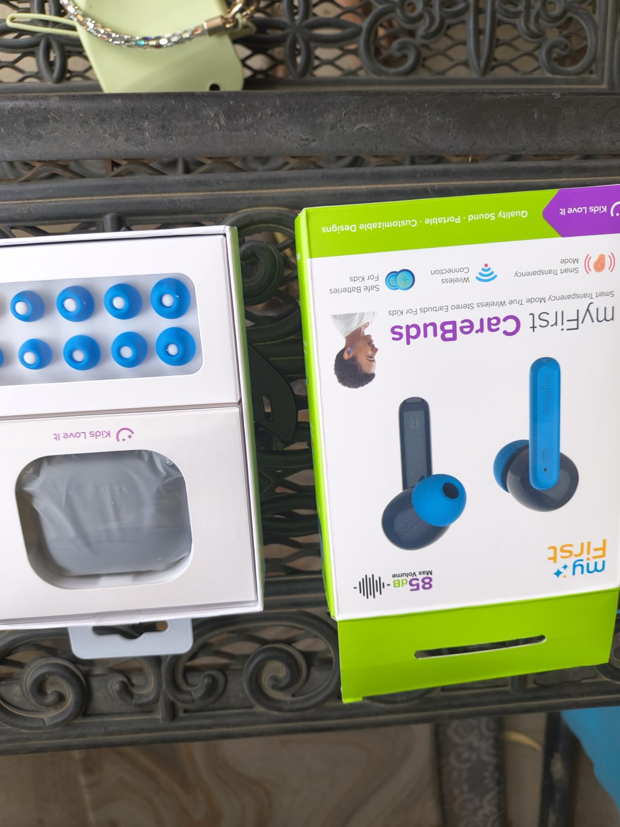 myFirst CareBuds Wireless Kids Earbuds 85dB Volume Limit Small Ear Fit customer photo 1
