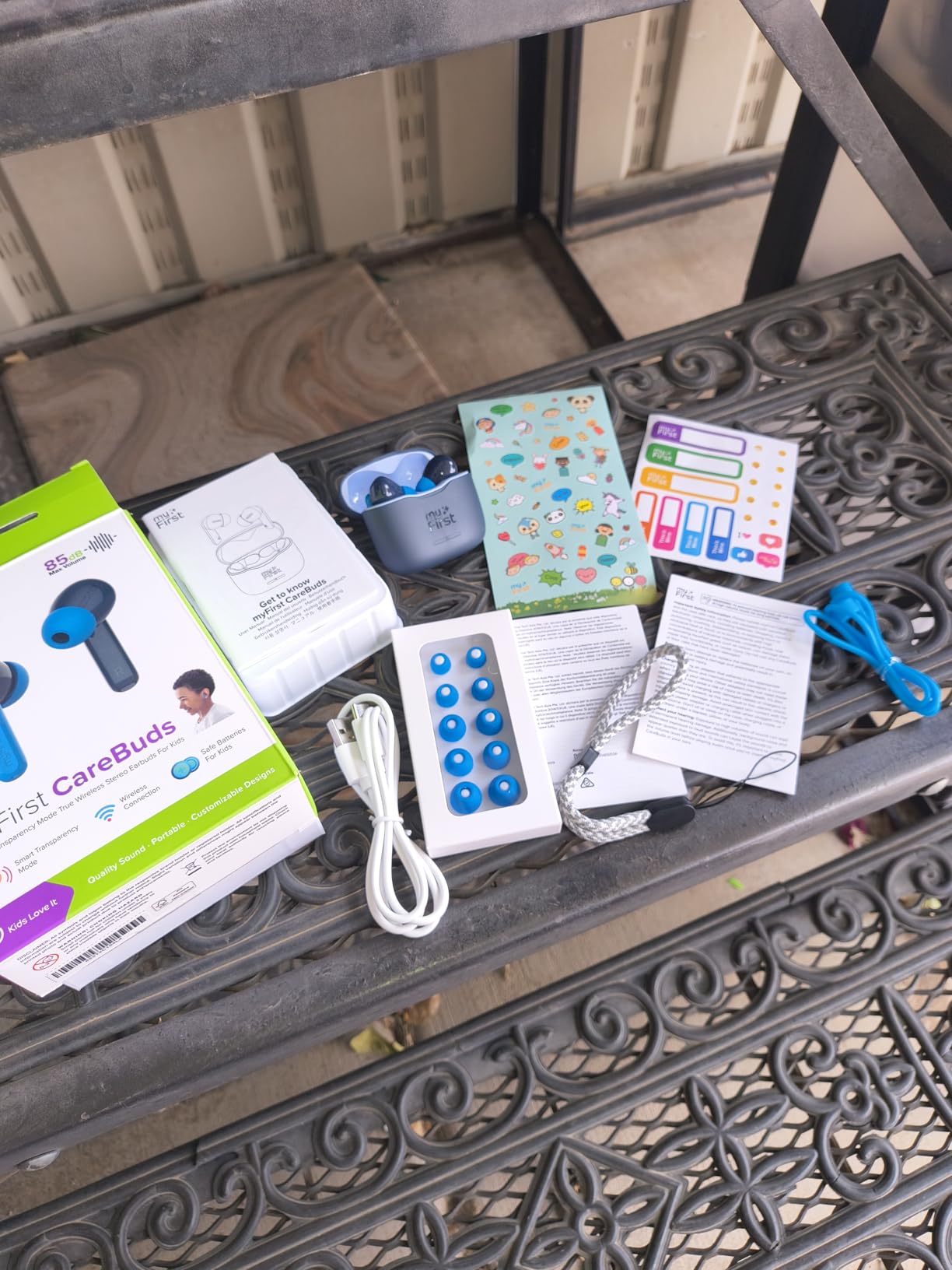 myFirst CareBuds Wireless Kids Earbuds 85dB Volume Limit Small Ear Fit customer photo 2