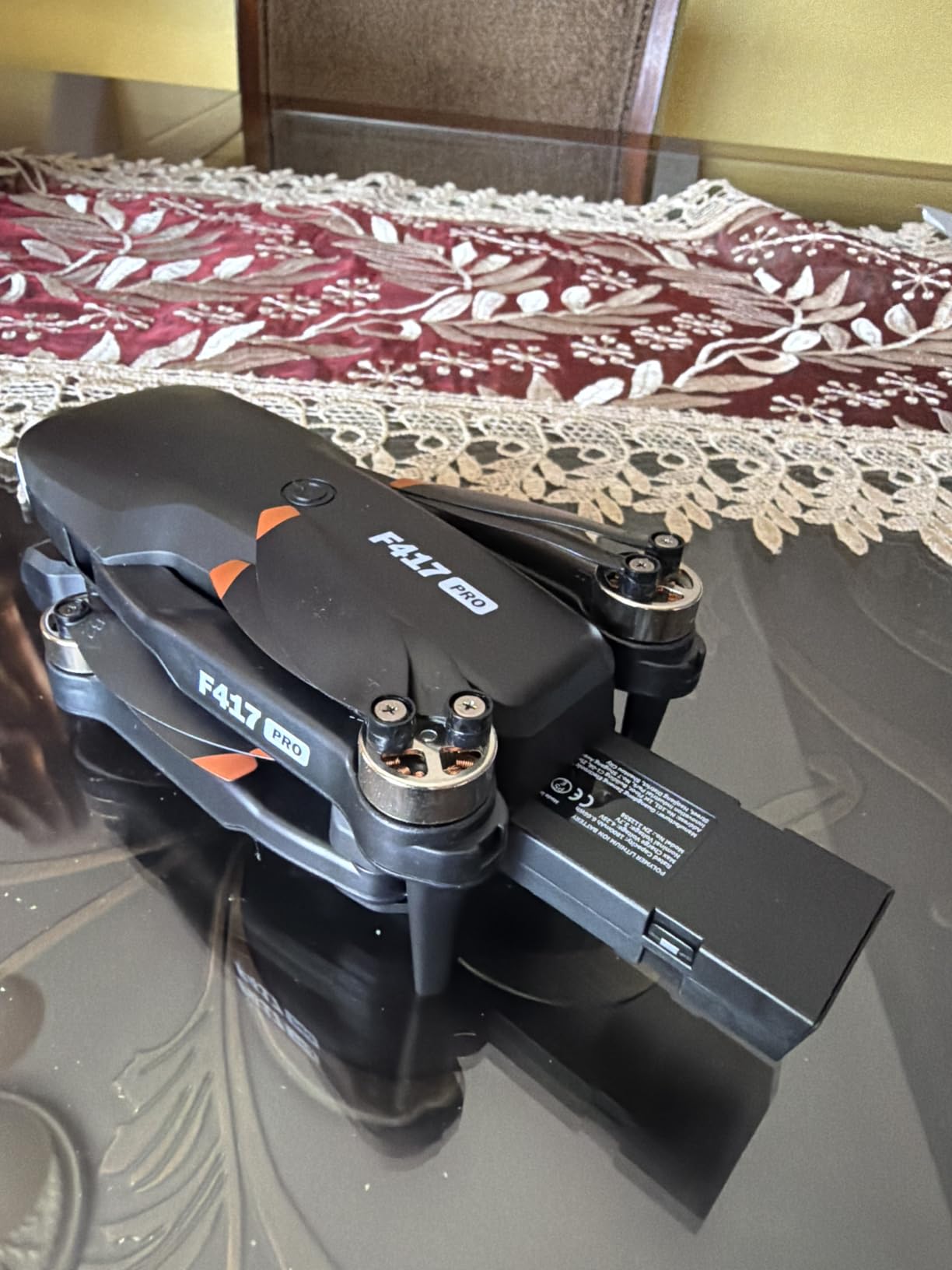 F417PRO FPV Drone with 1080P Camera Screen Remote for Adults Beginners Kids | RGB LED Light FPV Brushless Motor Drone, Headless Mode Altitude Hold Optical Flow Positioning, One Key Start/Landing Type C customer photo 1