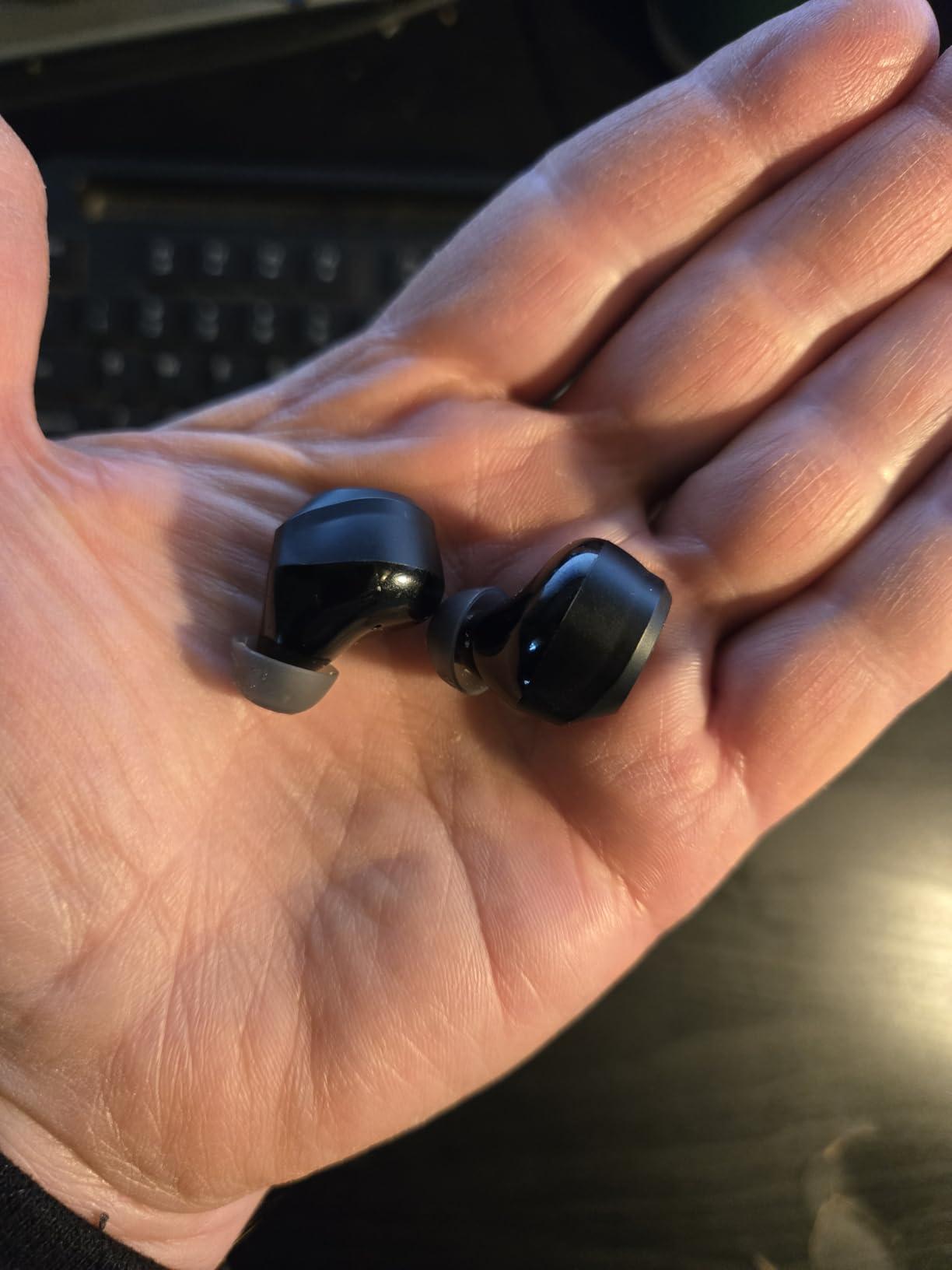 TOZO NC9 Hybrid Active Noise Cancelling Wireless Earbuds, 60H, LED Display, 6 Mic ENC Clear Calls, Deep Bass Sound, IPX8, in Ear Bluetooth 5.3 Headphones, 32 EQs via APP, Comfort Fit Ear Buds (Pink) customer photo 2