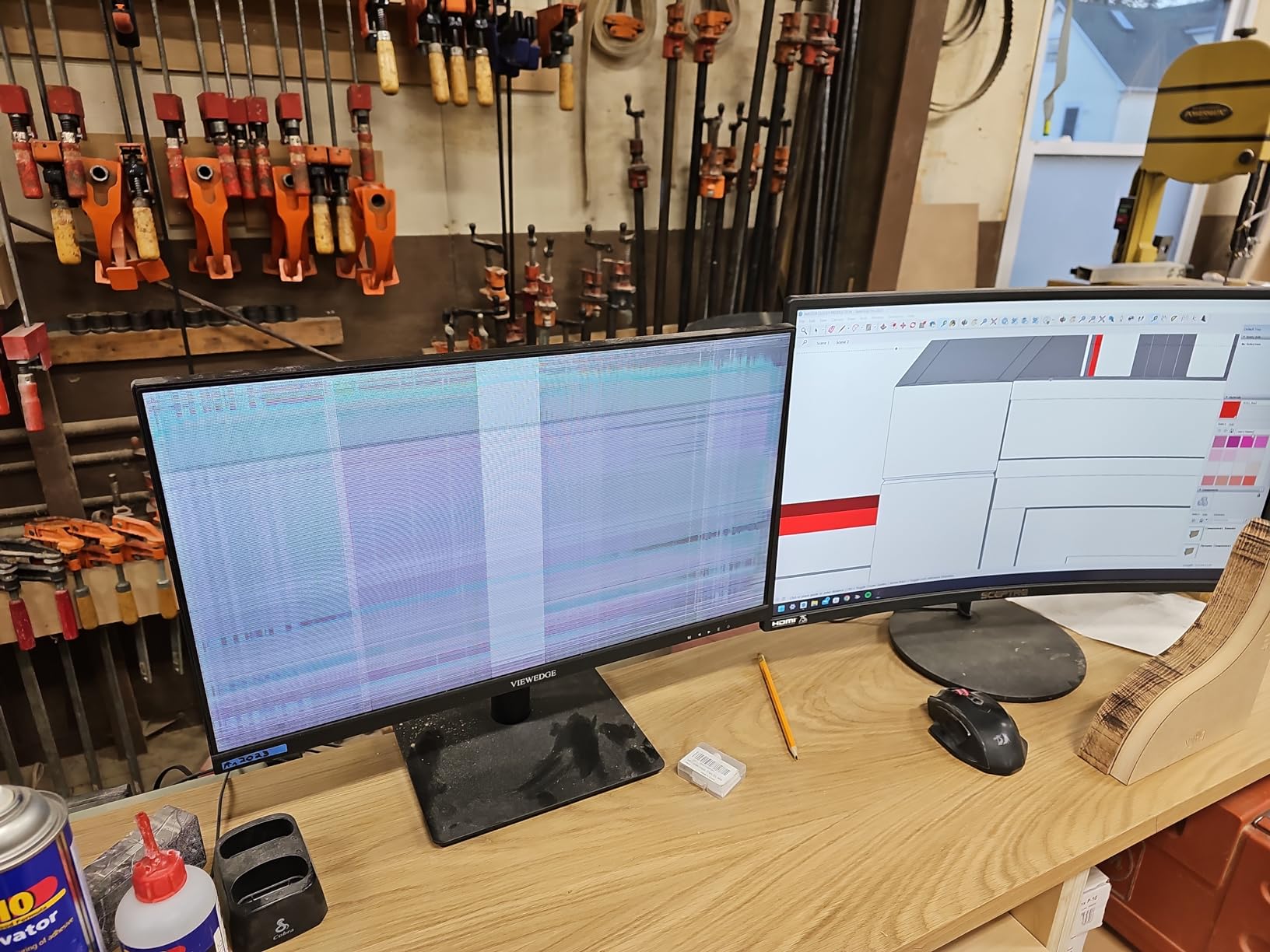 Viewedge Gaming Monitor 24 inch 240Hz, VA 1ms, FHD 1080p Computer Monitor, HDR 10 100% sRGB, Bluelight Filter, 2 HDMI & 1 DP Port, Support Adaptive Sync and Wall Mounted customer photo 1