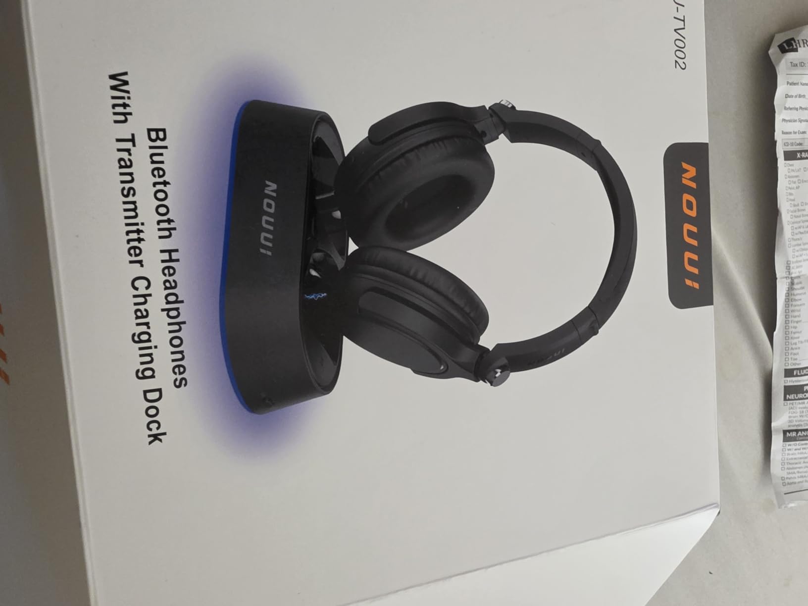 Wireless Headphones for TV Watching, TV Headphones Wireless for Seniors with Transmitter Charging Base, 65H No Audio Delay Bluetooth Headphones for TV, HiFi Stereo Sound, Gifts for Parents/Elderly customer photo 1
