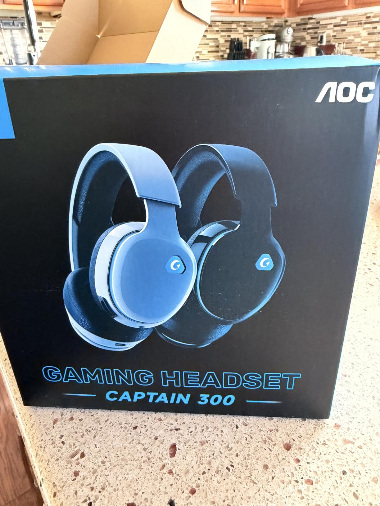 AOC 2.4GHz Wireless Gaming Headset for PS5, PS4, PC, Switch, 45Hr, White | Bluetooth 6.0 Gaming Headphones with Noise Canceling Mic, 7.1 Virtual Surround, Great for Fortnite & Call of Duty/FPS Gamers customer photo 1
