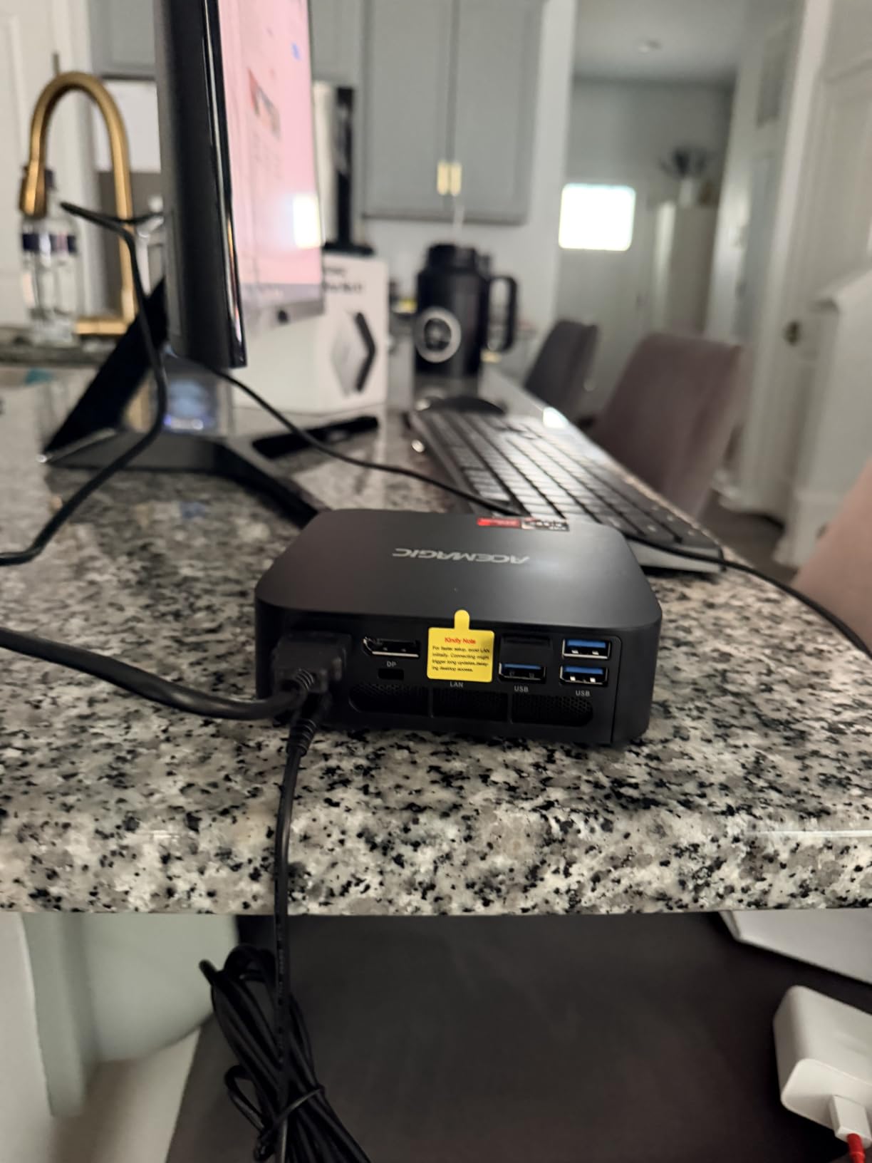 ACEMAGIC K1 Mini PC Windows 11 Pro, AMD Ryzen 5 7530U, 16GB RAM, 512GB SSD | Triple 4K Display, Supports Linux, Mini Desktop Computer for Home Office, Business, Coding, Multitasking, Light Gaming customer photo 1