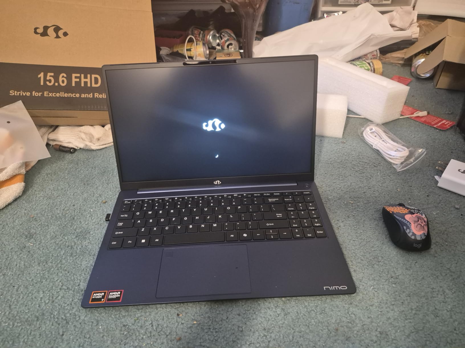NIMO 15.6 Gaming-Creator Laptop, 8-Core AMD Ryzen 7 8745HS, 16GB RAM, 1TB SSD, Radeon 780M, FHD IPS 100W Fast PD for Video Editing, AI Tasks & Remote Streaming, 2-Yr Warranty customer photo 1