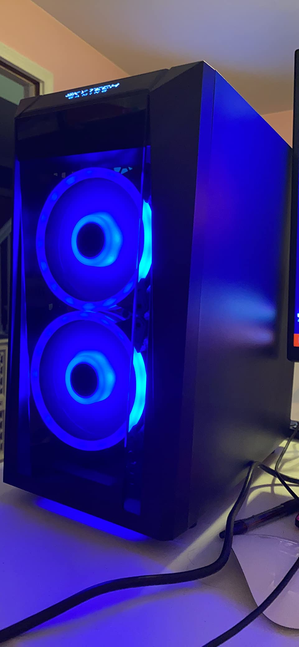 Skytech Gaming Azure 3 Gaming PC, AMD Ryzen 7 5700 3.7GHz, NVIDIA RTX 5060, 1TB NVMe SSD, 16GB DDR4 RAM 3200, 650W Gold PSU, WI-FI 5, Windows 11, Desktop customer photo 2