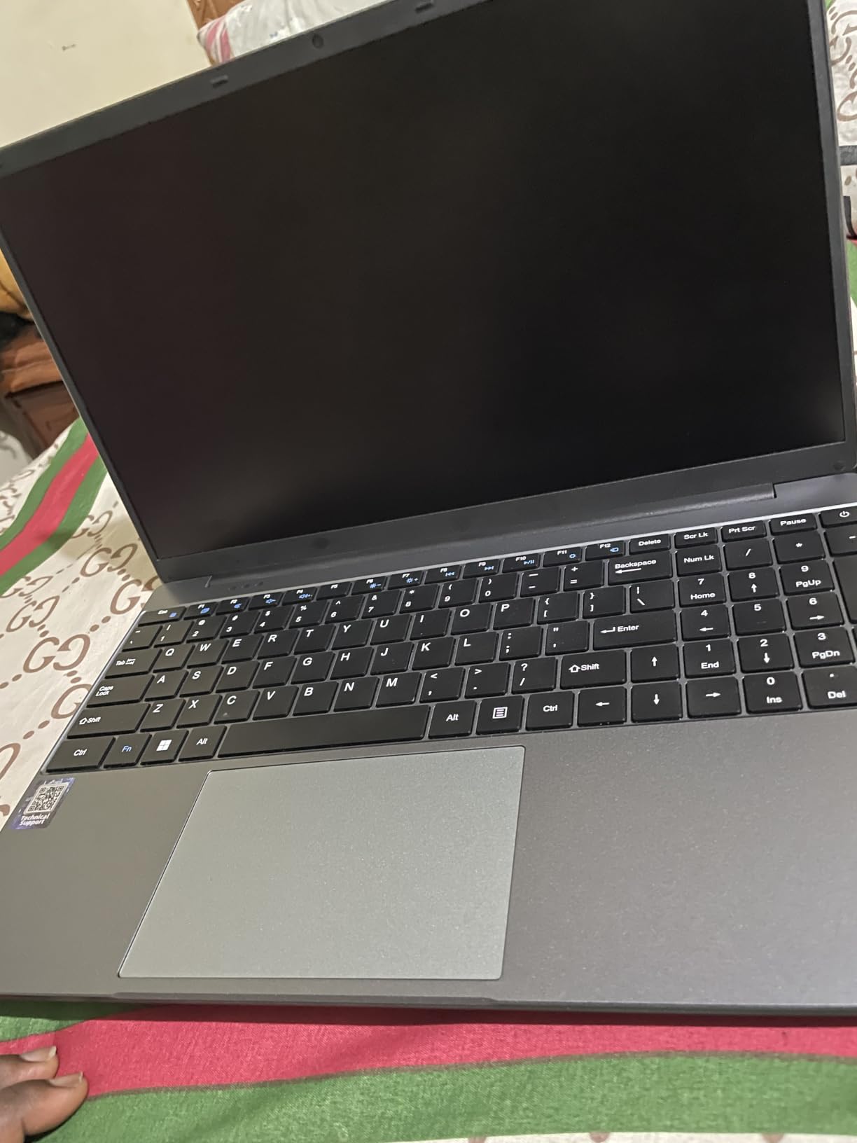 15.6'' AI Laptop with Office 365 12GB RAM 256GB SSD Win 11 Laptops | 7000mAh Battery, IPS FHD, 180°Viewing, Quad-Core Processor, Type-C, WiFi5, Portable Thin Business Student Laptops, Gray customer photo 2