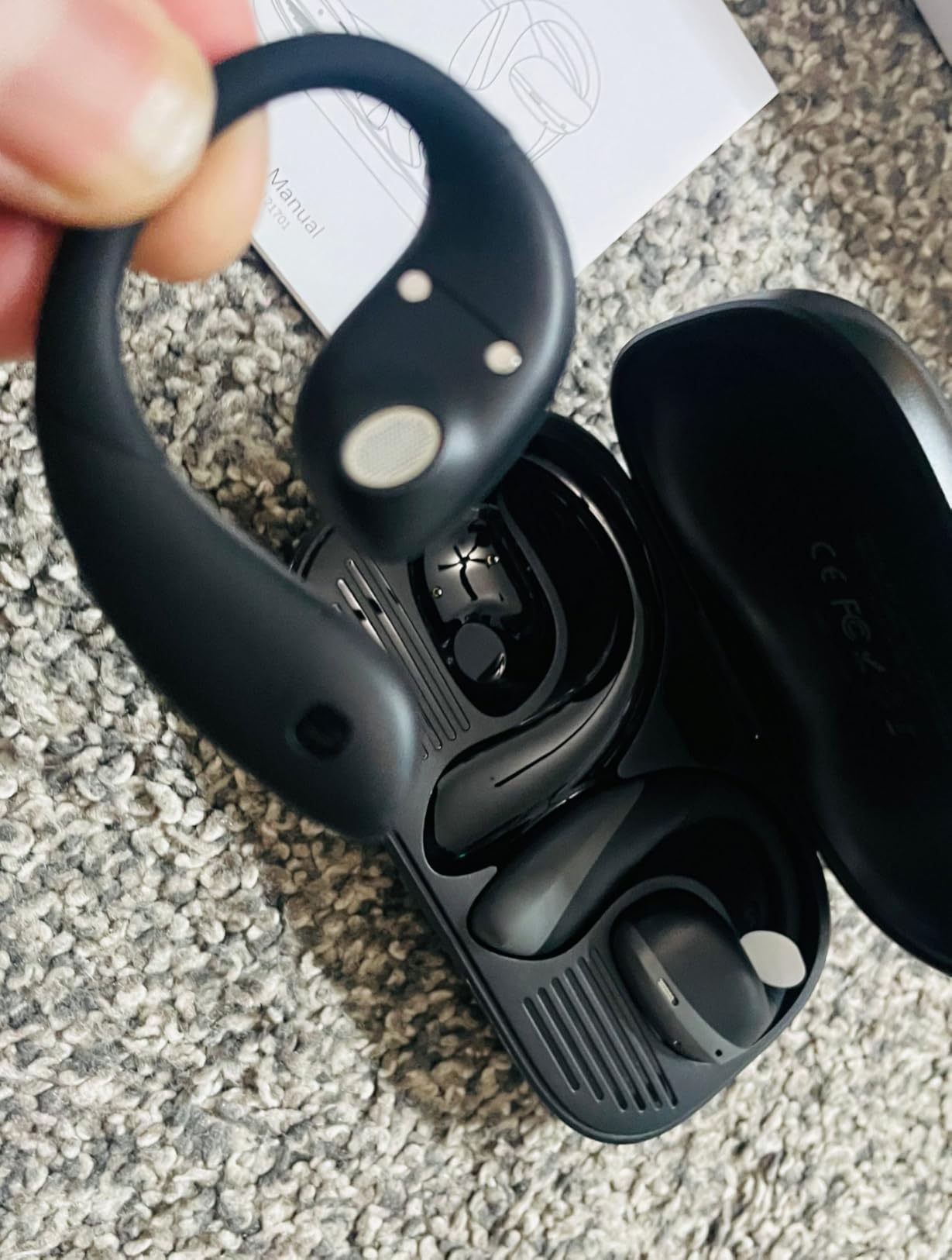 CXK Bone Conduction Headphones IPX8 Waterproof Swimming Earbuds for Running customer photo 2