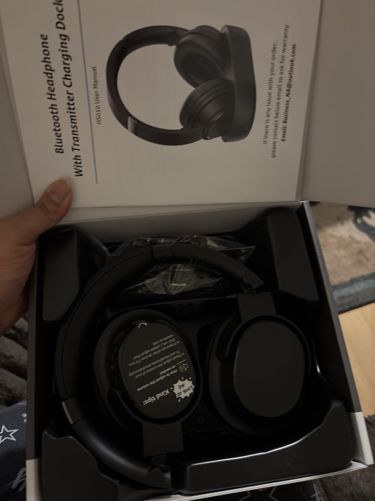 Wireless Headphones for TV, TV Headphones Wireless for Seniors with Easy Setup, Compatible with Most TVs, Charging Base, 65H Playtime, Low Latency Audio, TV Headset, Ideal for Dad, Mom customer photo 2