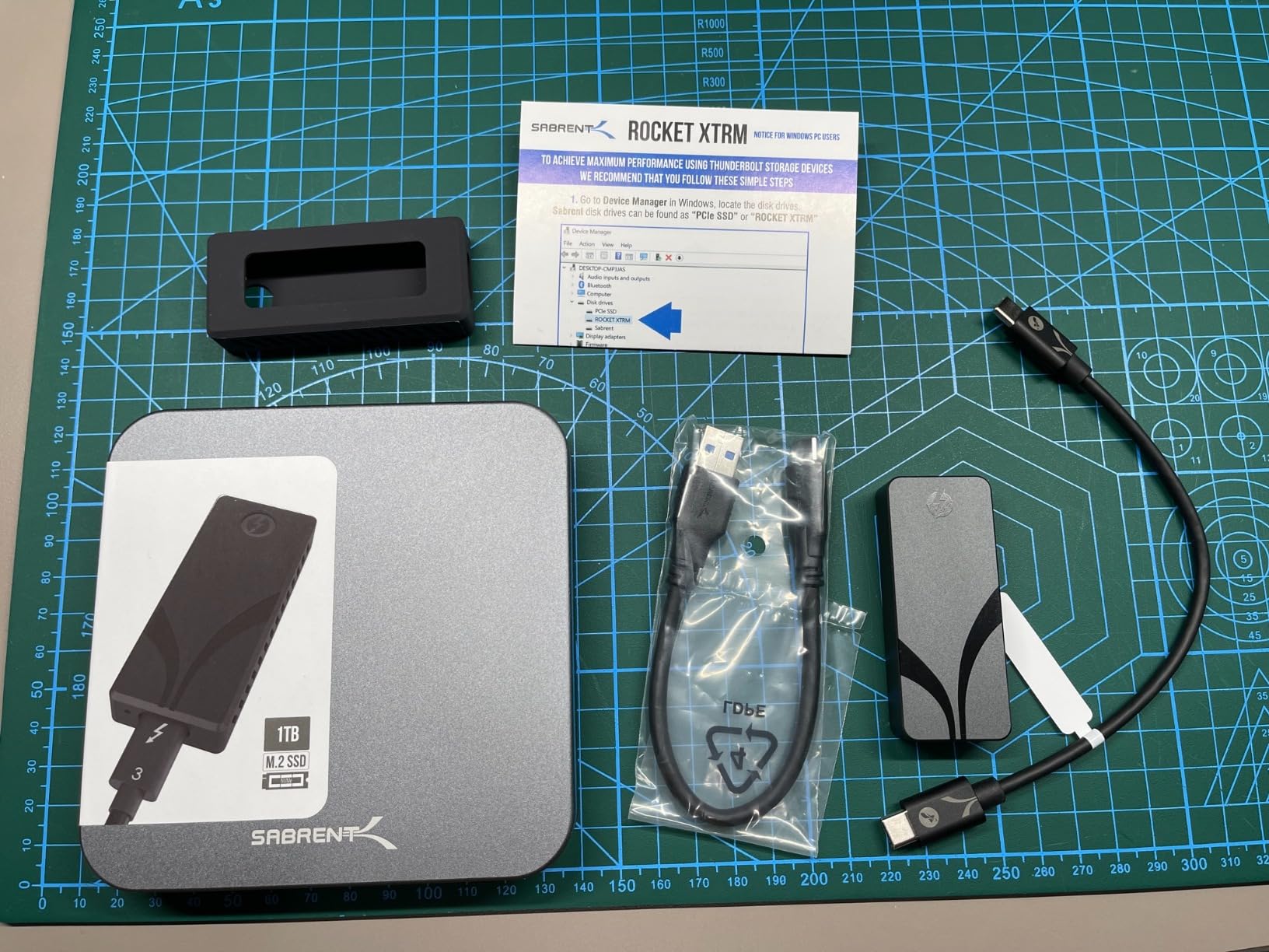 SABRENT Rocket Nano XTRM 2TB External SSD - Thunderbolt 3 | 2700 MB/s | 900 MB/s USB 3.2 Gen 2 | Compact Aluminum | Both Cables Included | Mac, PC, Linux (SB-XTMN-2TB) customer photo 1