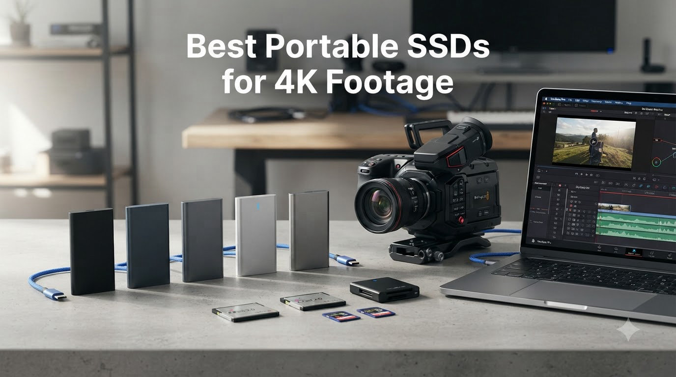 Best Portable SSDs for 4K Footage