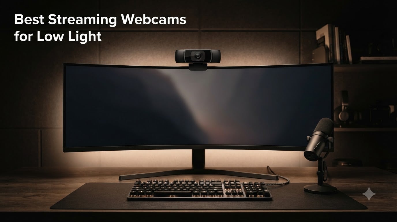 Best Streaming Webcams for Low Light