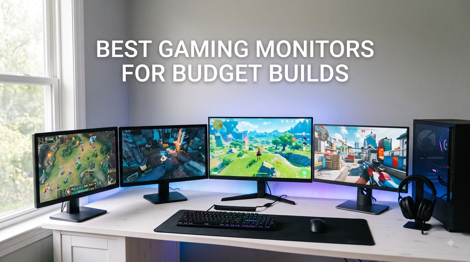 Best Gaming Monitors for Budget Builds