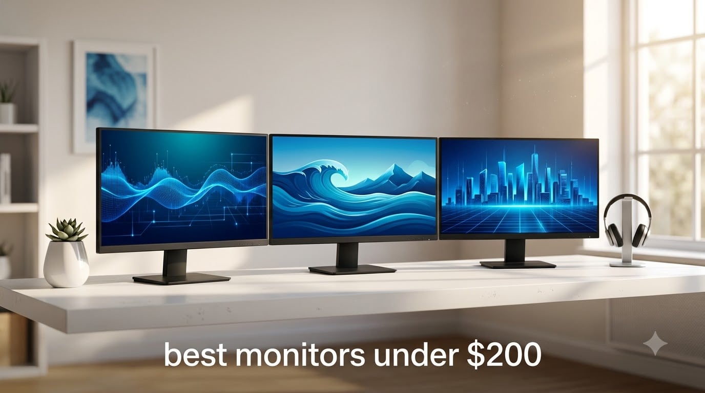 best monitors under $200