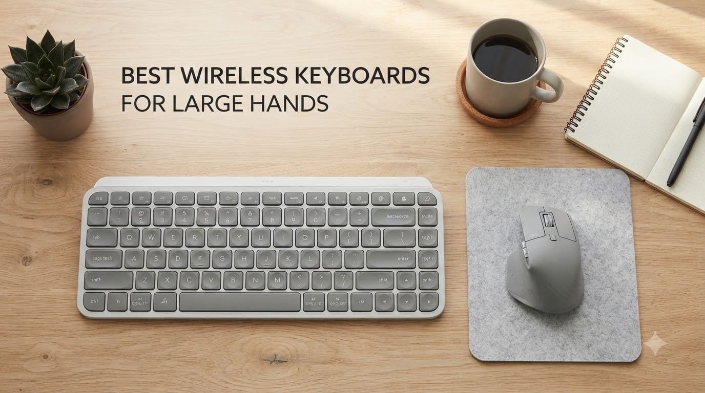 Best Wireless Keyboards for Large Hands