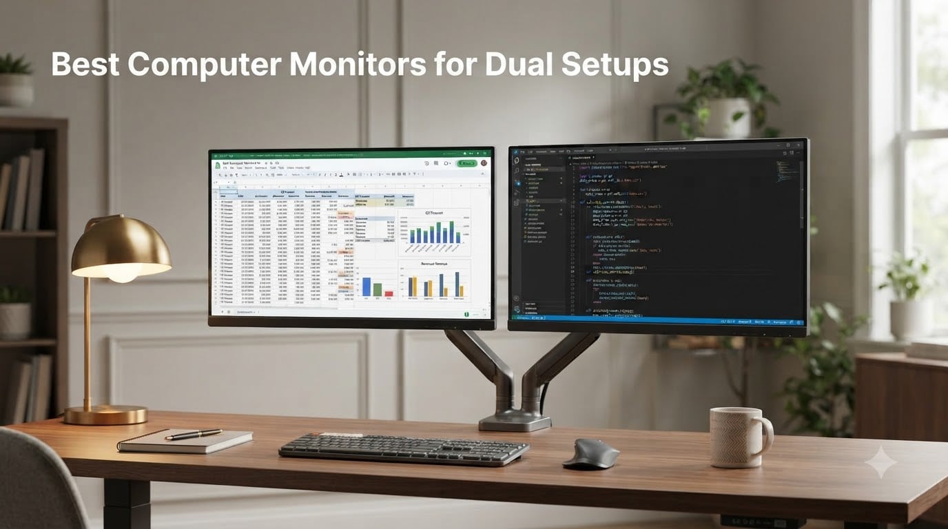 Best Computer Monitors for Dual Setups