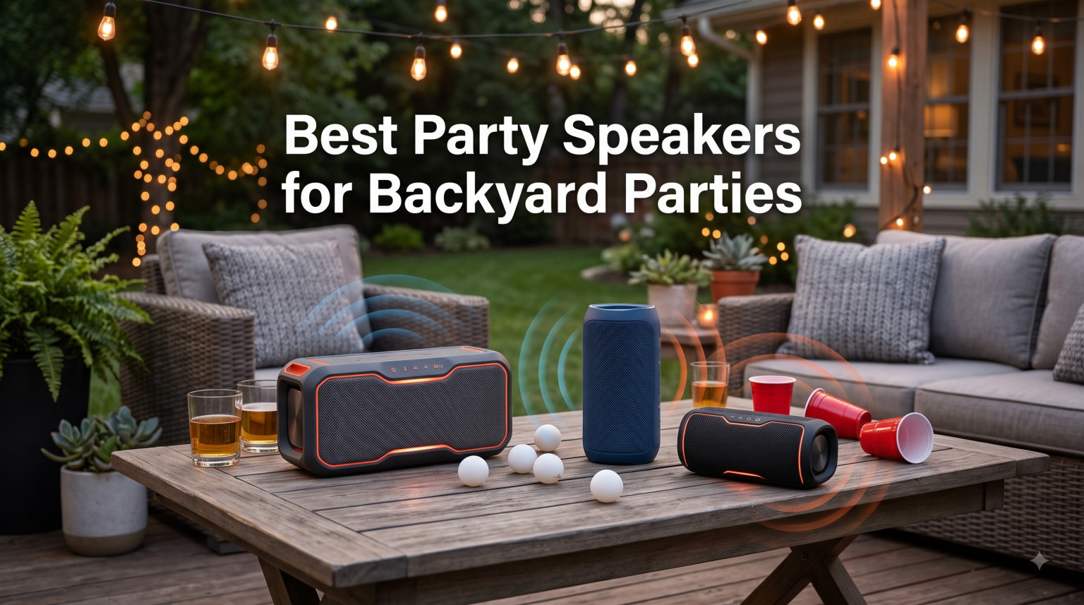 Best Party Speakers for Backyard Parties