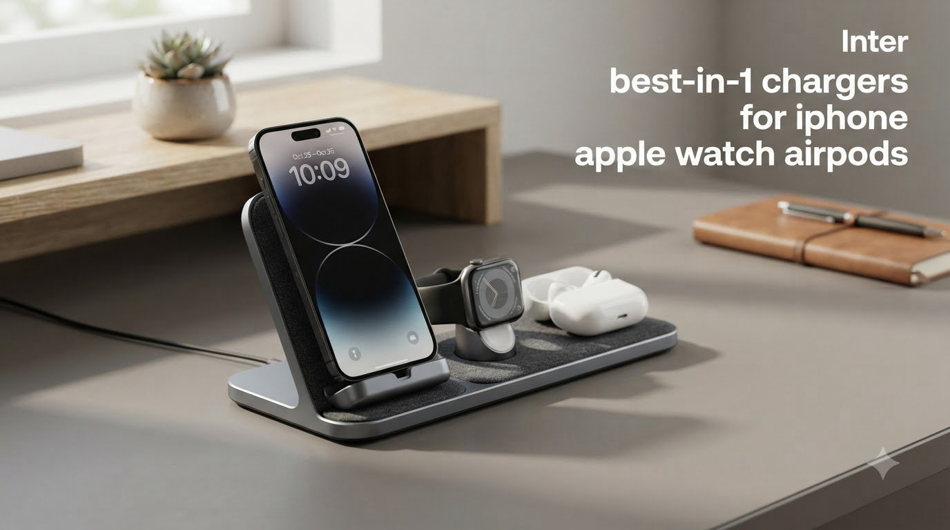 best 3-in-1 chargers for iphone apple watch airpods