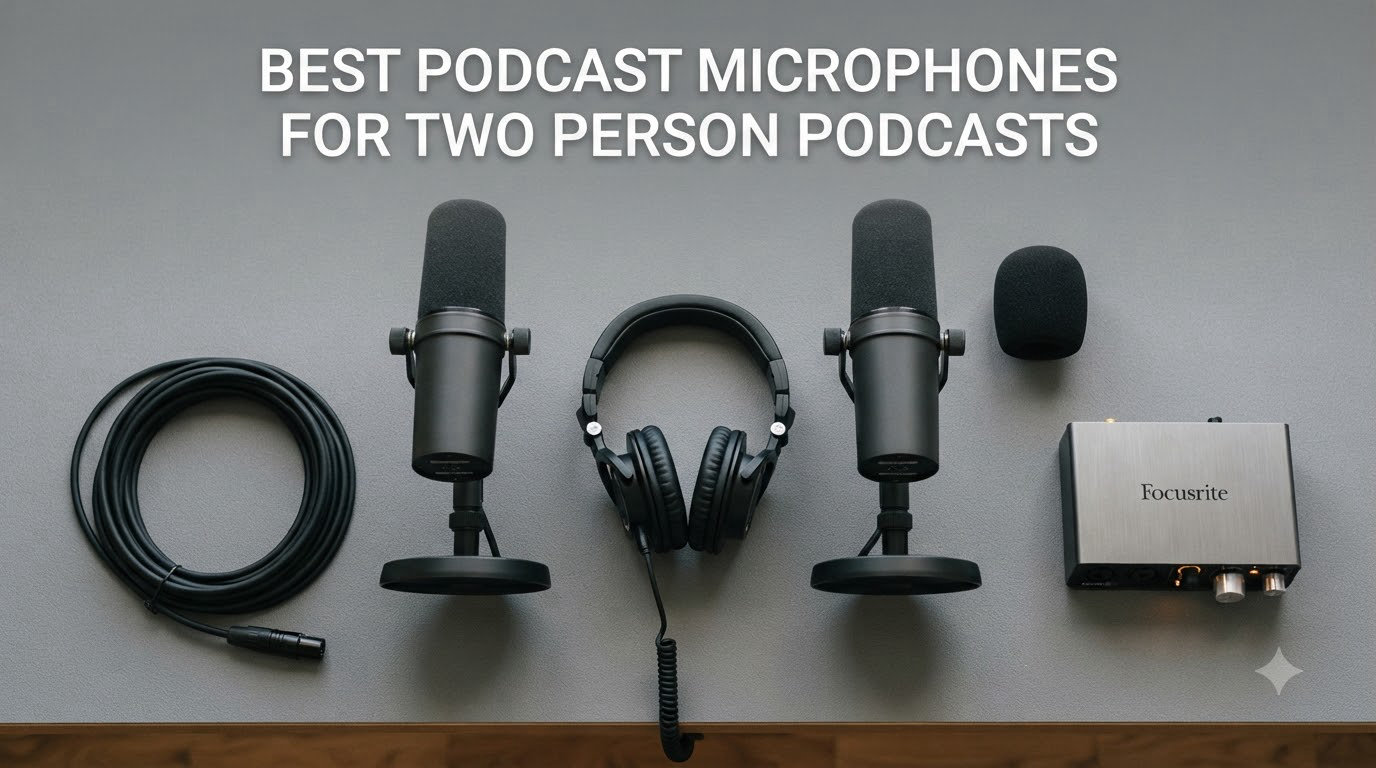 Best Podcast Microphones for Two Person Podcasts