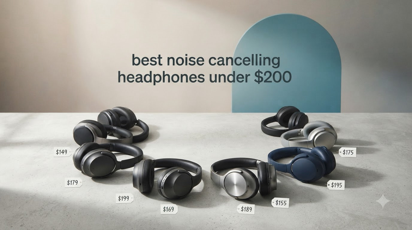 best noise cancelling headphones under $200